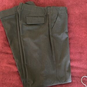 Brown slacks - 10 long- looks great w back pockets and side pockets